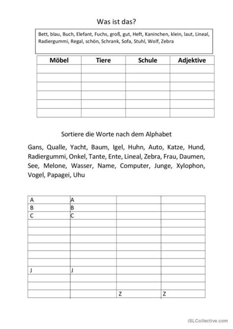 Alphabetisierung Deutsch Daf Arbeitsbl Tter Pdf Doc