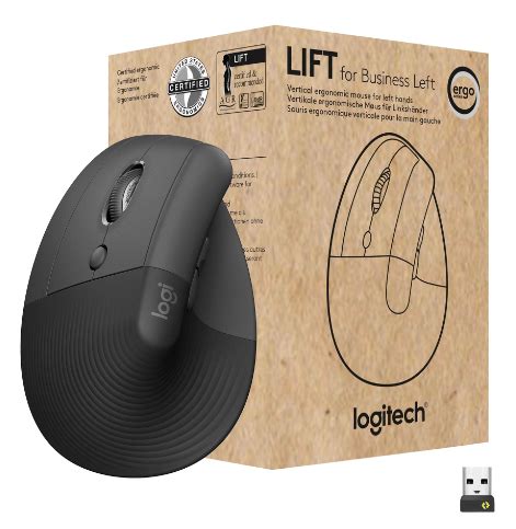 Logitech Ergonomische Maus Lift for Business Graphite - Wolfer ...