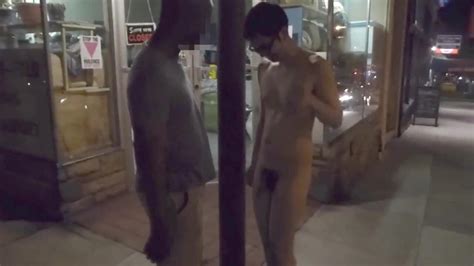 Asian Twink Made To Walk Naked On Busy Street Thisvid