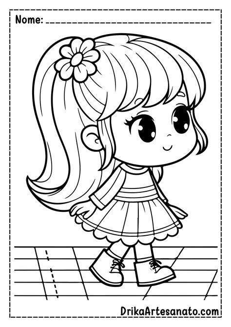 Desenhos De Menina Para Colorir