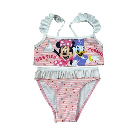 Malla Infantil Bikini 2 Piezas Minnie Talle 2 8 CORAL Cartoons