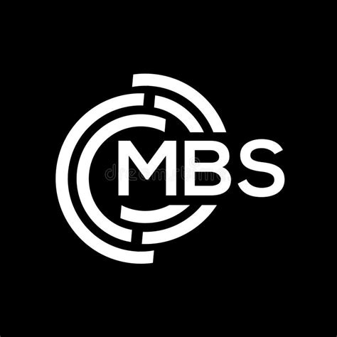 mbs letter logo design mbs monogram initials letter logo concept stock