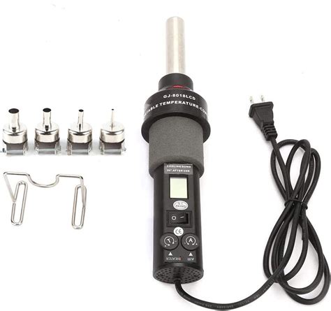 mini heat gun   portable heat shrink gun lcd adjustable