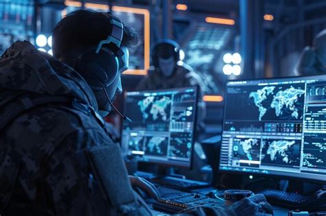 premium photo tech tacticians strategizing   digital battle