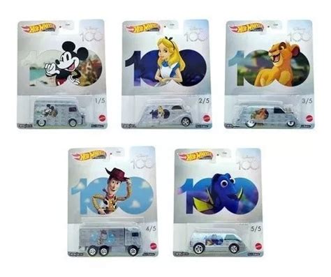 Set Hot Wheels Premium Carrinhos Disney Anos