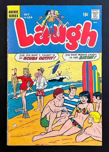 Laugh 223 Betty And Veronica Bikini Cover Scooby Doo Ad Archie Comics 1969 EBay