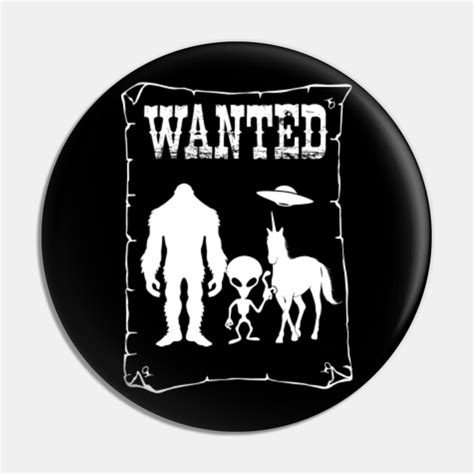 Wanted Poster Bigfoot Alien Unicorn Wanted Bigfoot Alien Unicorn