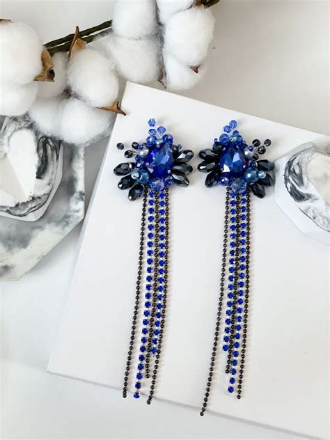 Серьги | Бисерные украшения, Серьги с бахромой, Свадебные украшения