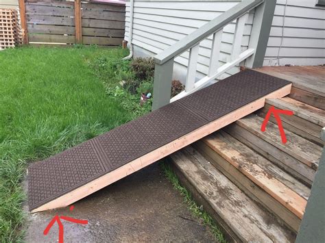 Build A Ramp Over Steps / How To Make A Concrete Ramp Diy Mother Earth