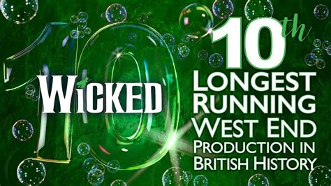 Wicked becomes the 12th longest-running West End show | West End Theatre