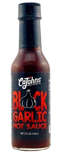 Cajohn S Black Garlic Hot Sauce Hot Sauce Mall