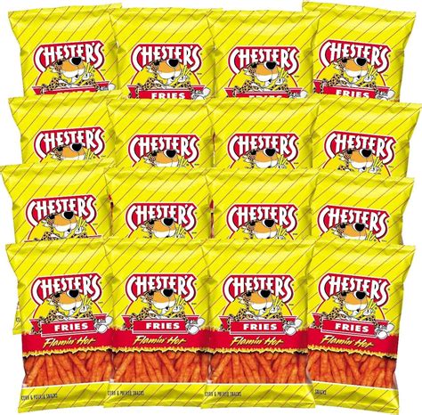 Amazon Chester S Flamin Hot Fries Snack Pack Of Gluten Free Healthy Chips Crisps