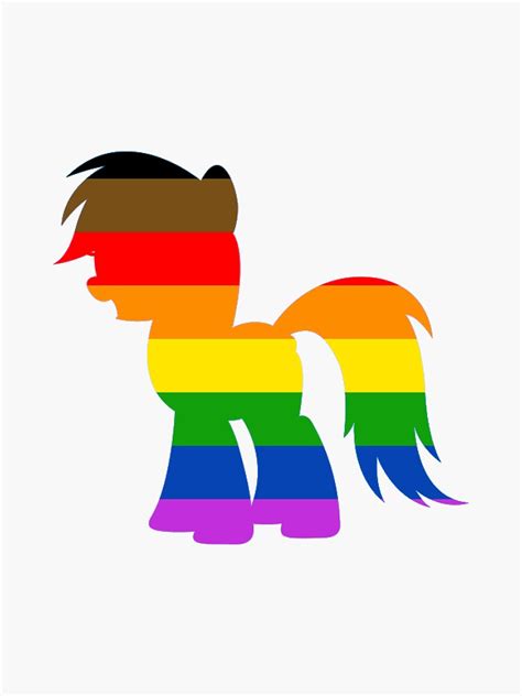 Rainbow Dash Gay Pride Sticker For Sale By Gaymares Redbubble