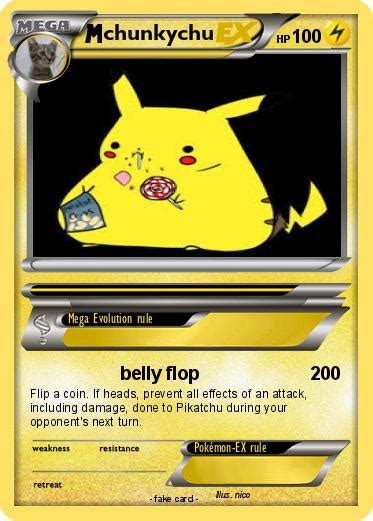 Pokémon Chunkychu Belly Flop My Pokemon Card