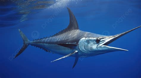 black marlin fish underwater   mouth open background pictures