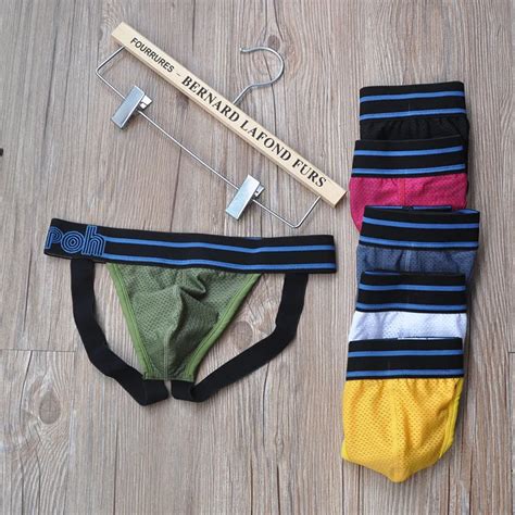 Aliexpress Buy Men S Sexy Tight Jockstrap Mesh Thong Gay Boy Underwear Fashion Briefs