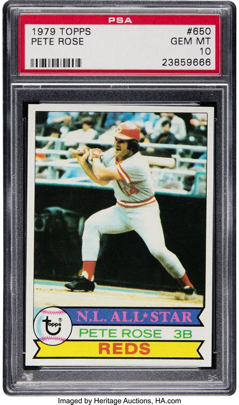 pete rose baseball card values 1
