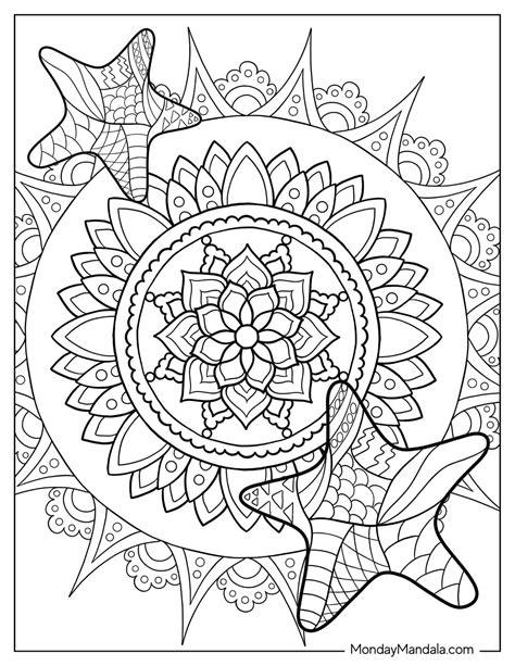 starfish coloring pages 1