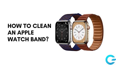 how to clean iwatch band