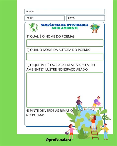 Atividade Meio Ambiente 2 Ano