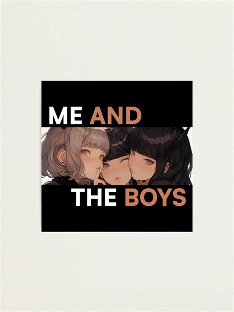"Me And The Boys Femboys Kissing Crossdresser Meme" Photographic Print for Sale by FemboySakura