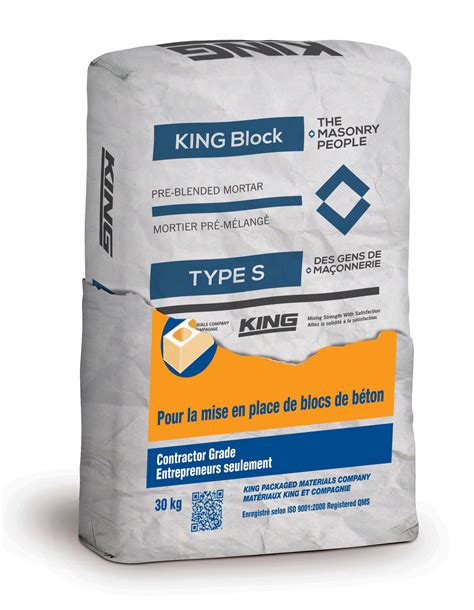 NEW-Packaging-Design-reveal > KING Masonry Products