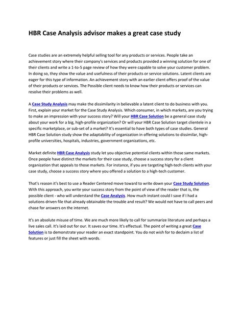 Hbr Case Studies Merck 2