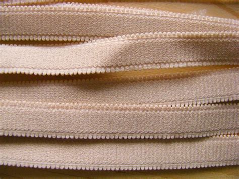 5m Träger Gummi in nude hell beige Fb0097 12mm TG 314