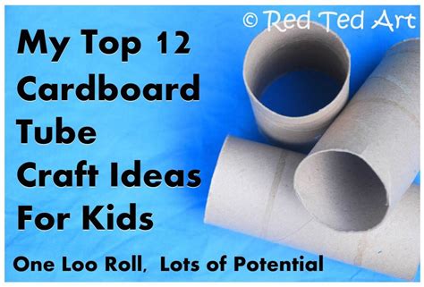 Cardboard Tube Crafts - Easy, Fun, Cheap. Perfect! - Red Ted Art - Kids ...