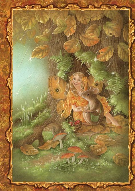 Original Shirley Barber Vintage Fairies Large Print Fairy Folk Forest