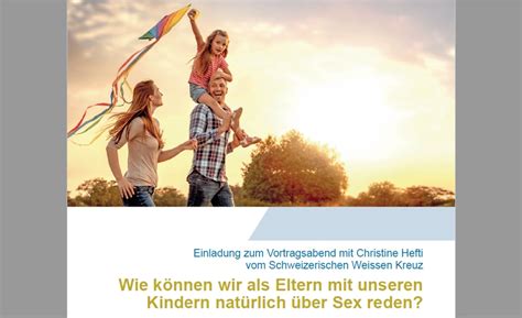 Eltern Vortragsabend Mit Kindern natürlich über Sex reden in Appenzell