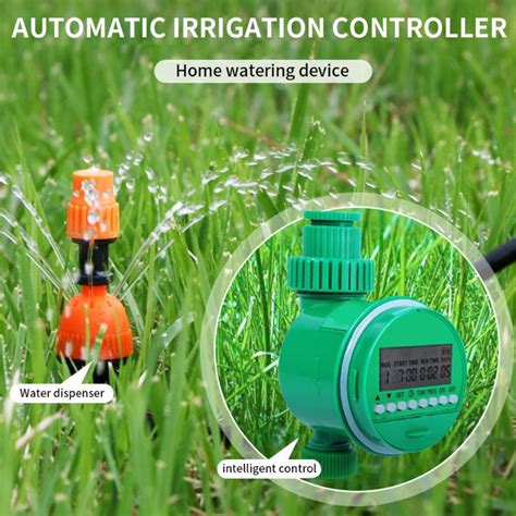 LCD Display Automatic Irrigation Controller Electronic Garden Watering