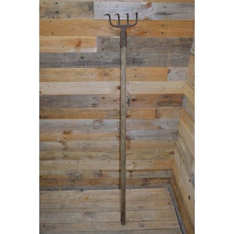 mesthaak mestvork agrarisch gereedschap decoratie loodsvolcom