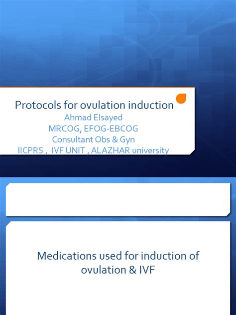 protocols  ovulation induction