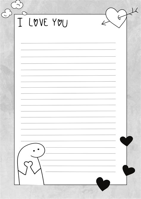 diseno de carta de amor