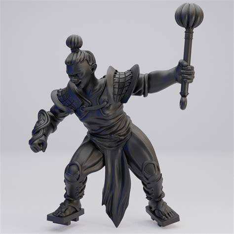 Hot Goblin 女性兵士C メイスの戦士 ミニチュア ホットゴブリン