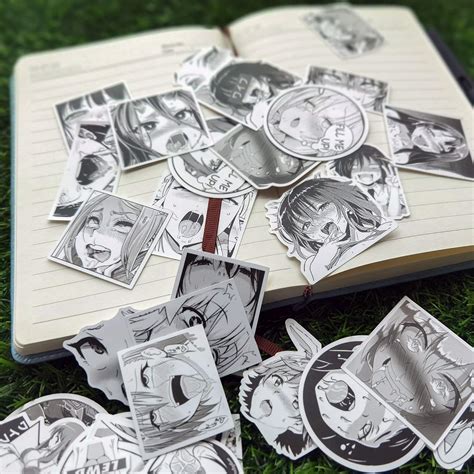 Buy Black And White Anime Girl Waifu Stickers 50pcs For Adults Hot