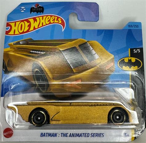 Hot Wheels Batman DC The Animated Series 5 5 Batmobile GOLD 1 64th Model Car MattsBrickMocs