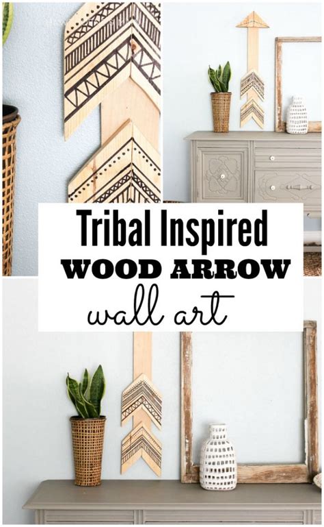 tribal arrow wall art