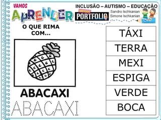 O Que Rima Com Abacaxi - 1 CADERNO DE RIMAS 1B.pdf