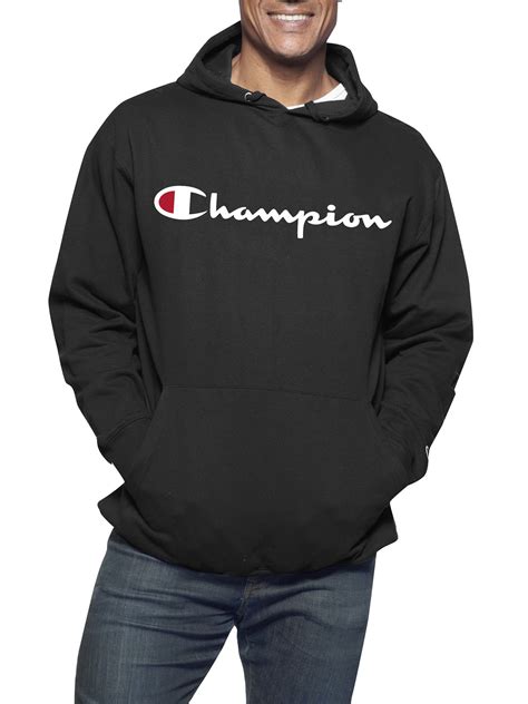 Champion Mens Big And Tall Powerblend Graphic Fleece Pullover Hoodie