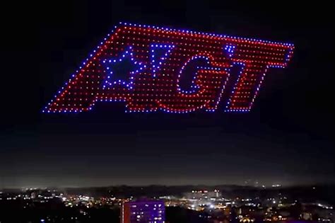 Sky Elements Drone Show Earns GOLDEN BUZZER from Simon Cowell in AGT ...