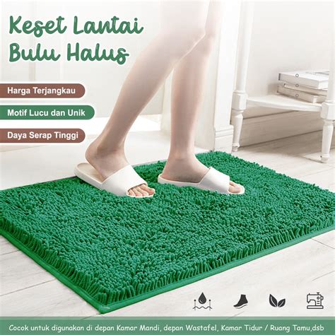 Jual Keset Lantai Cendol Keset Kaki Kamar Mandi Ukuran 40x60cm Lap