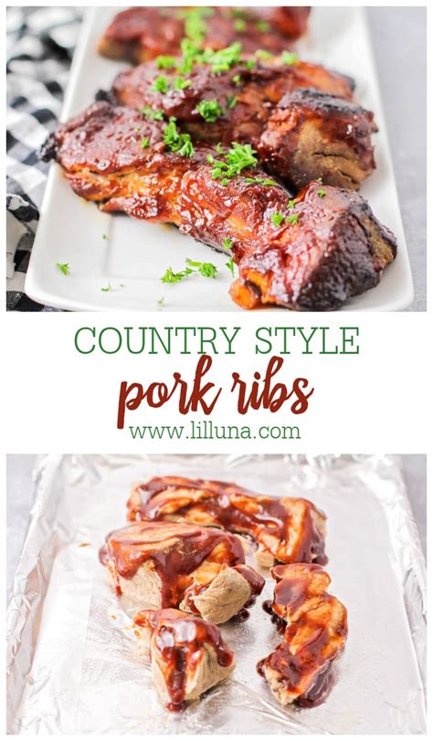 Country Style Pork Ribs {10 Minutes Prep!} | Lil' Luna