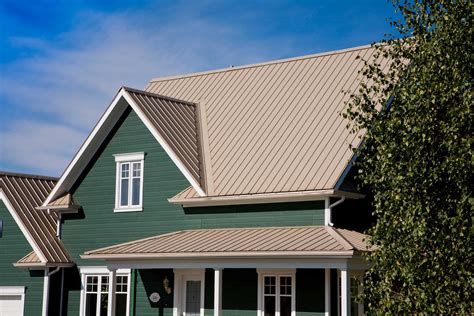 Tan Metal Roof House Color Combinations Latonia Crockett