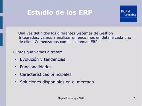 Erp Sistemas De Gestion Integrados Para La Empresa Ppt