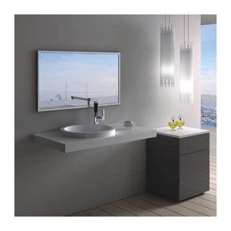 Plan vasque avec lavabo en solid surface plan vasque moulé SDPW46