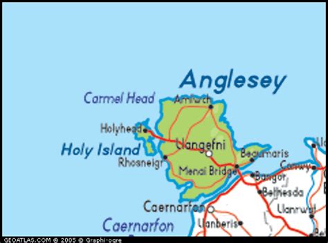 Anglesey Map