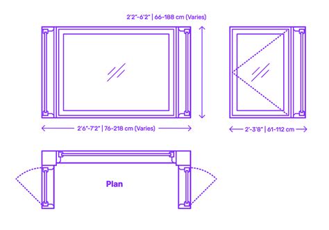 Bay Window 90 Degree Casement Dimensions And Drawings