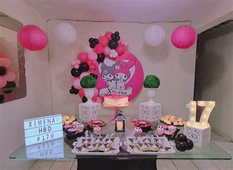 Kuromi Party Decorations Sanrio Birthday Fiesta